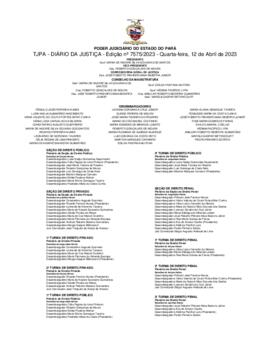 TJPA - Diário da Justiça - Edição nº 7575-2023