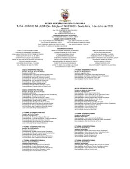 TJPA - Diário da Justiça - Edição nº 7402-2022