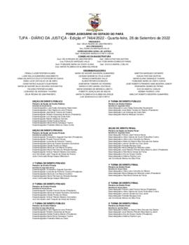 TJPA - Diário da Justiça - Edição nº 7464-2022