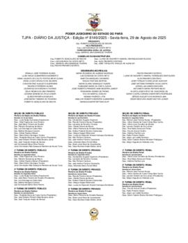 TJPA - Diário da Justiça - Edição nº 8149-2025