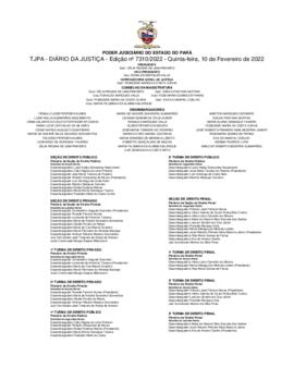 TJPA - Diário da Justiça - Edição nº 7310-2022