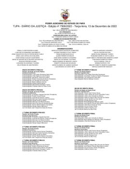TJPA - Diário da Justiça - Edição nº 7508-2022