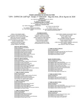 TJPA - Diário da Justiça - Edição nº 7904-2024