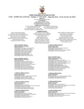 TJPA - Diário da Justiça - Edição nº 7287-2022