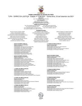 TJPA - Diário da Justiça - Edição nº 7236-2021