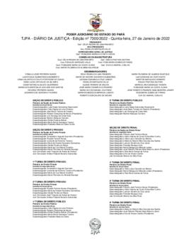 TJPA - Diário da Justiça - Edição nº 7300-2022