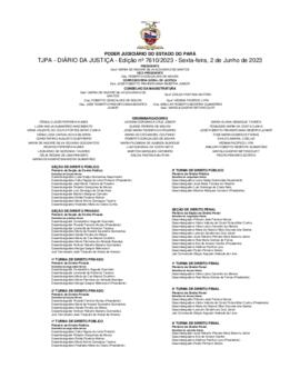 TJPA - Diário da Justiça - Edição nº 7610-2023